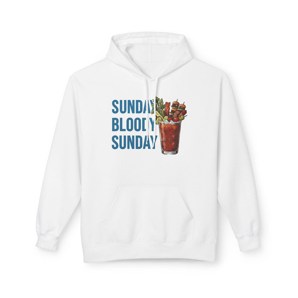 Bloody Sunday Day Drinking Unisex Midweight Softstyle Fleece Hoodie