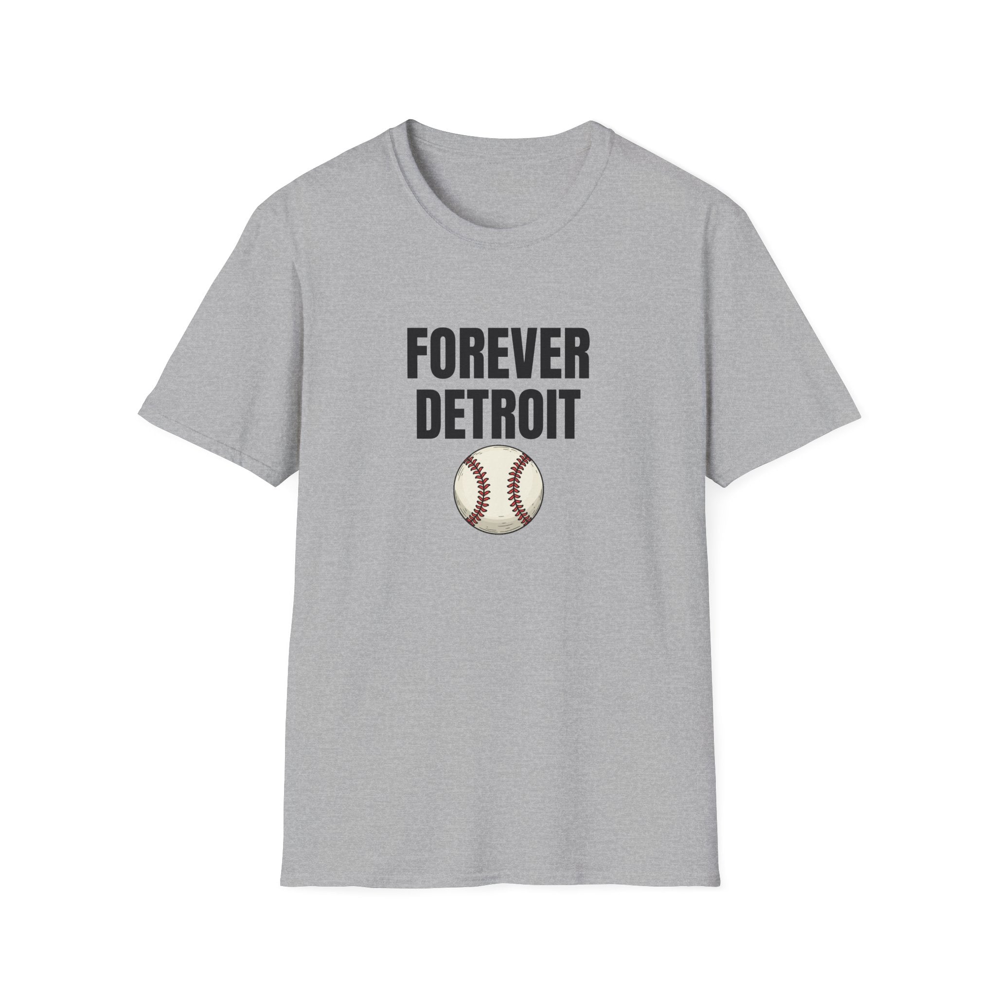 Baseball Spirit Unisex T-Shirt - Forever Tigers Fan Gear, Sports Tee, Gift for Baseball Lovers, Everyday Casual Wear