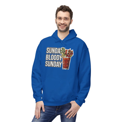 Bloody Sunday Day Drinking Unisex Midweight Softstyle Fleece Hoodie