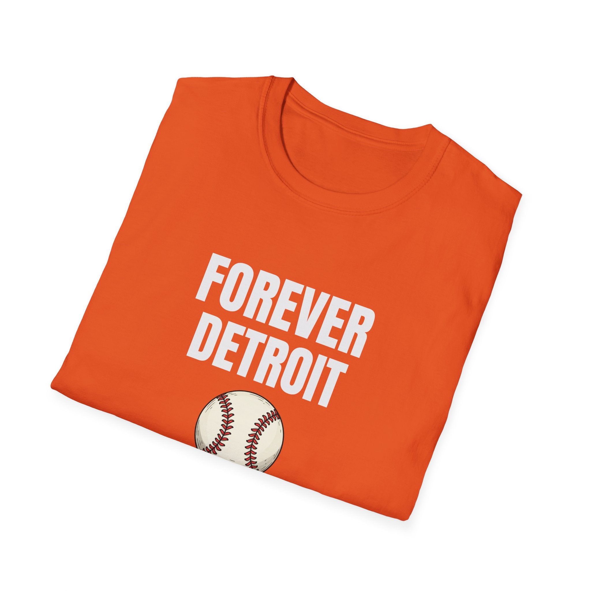 Baseball Spirit Unisex T-Shirt - Forever Tigers Fan Gear, Sports Tee, Gift for Baseball Lovers, Everyday Casual Wear