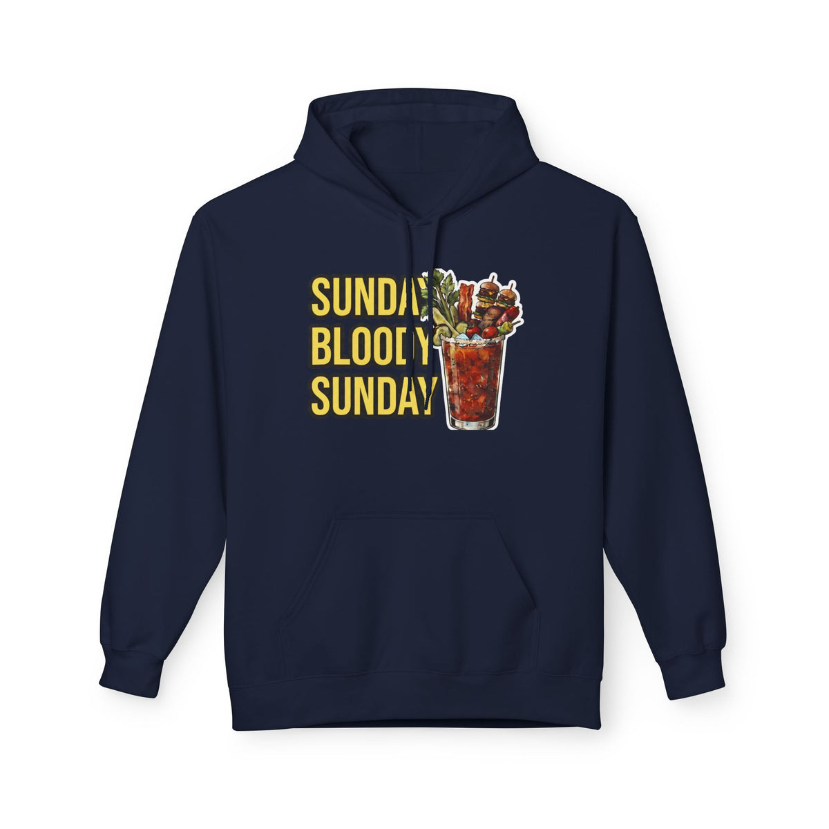 Bloody Sunday Day Drinking Unisex Midweight Softstyle Fleece Hoodie