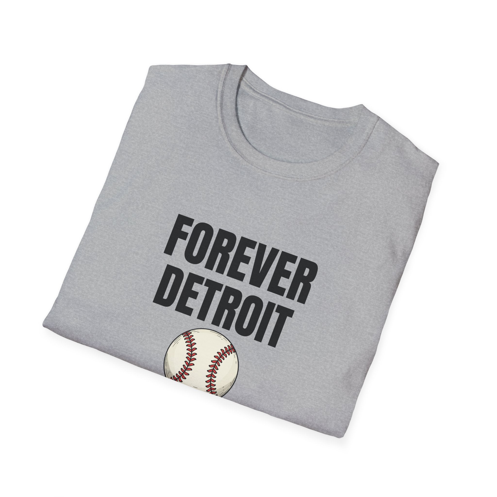 Baseball Spirit Unisex T-Shirt - Forever Tigers Fan Gear, Sports Tee, Gift for Baseball Lovers, Everyday Casual Wear