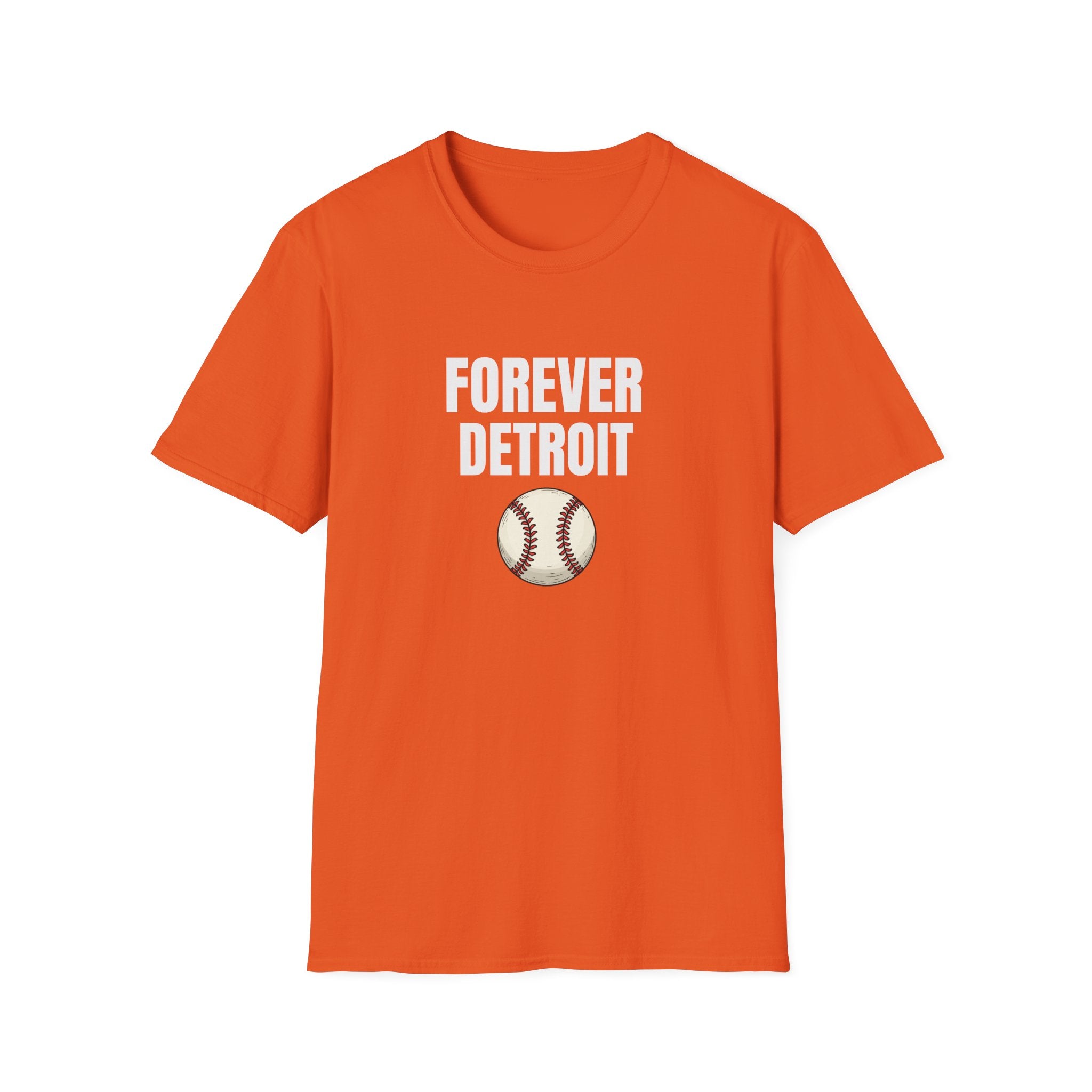 Baseball Spirit Unisex T-Shirt - Forever Tigers Fan Gear, Sports Tee, Gift for Baseball Lovers, Everyday Casual Wear